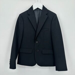 Saks Fifth Avenue Suit Jacket Kids Size 6‎ Black Wedding Holiday Formal Church